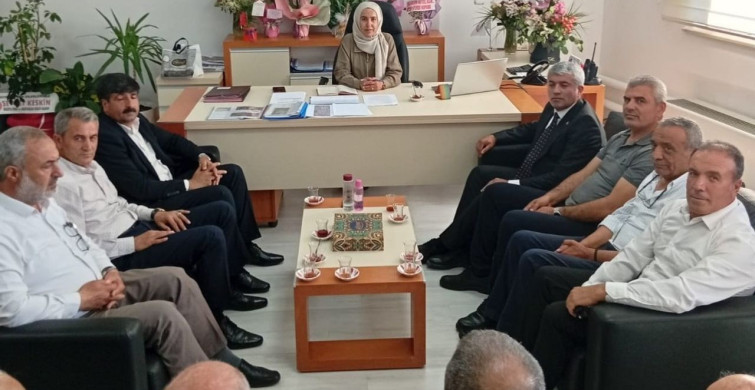 Taşımacı esnafı, ulaşım daire başkanı Yel’e hayırlı olsun ziyaretinde bulundu