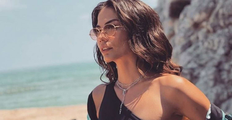 Tatil pozlarıyla şov yapan Demet Özdemir görenleri mest etti!