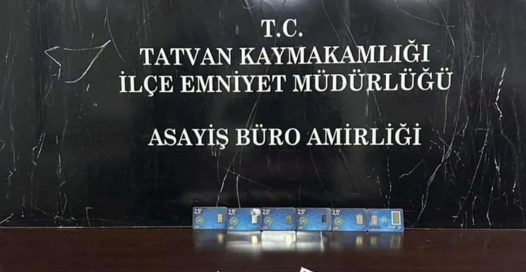 Tatvan'da Sahte Altın Operasyonu: 3 Kişi Gözaltında