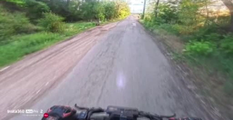 Tavşan Atlayan Scooter Kazası Macaristan'da Gerçekleşti