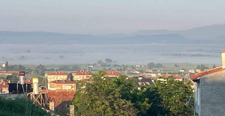 Tavşanlı'da Büyüleyici Sis Manzarası