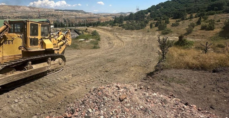 Tavşanlı'da orman yangınlarına karşı güvenlik şeridi oluşturuldu