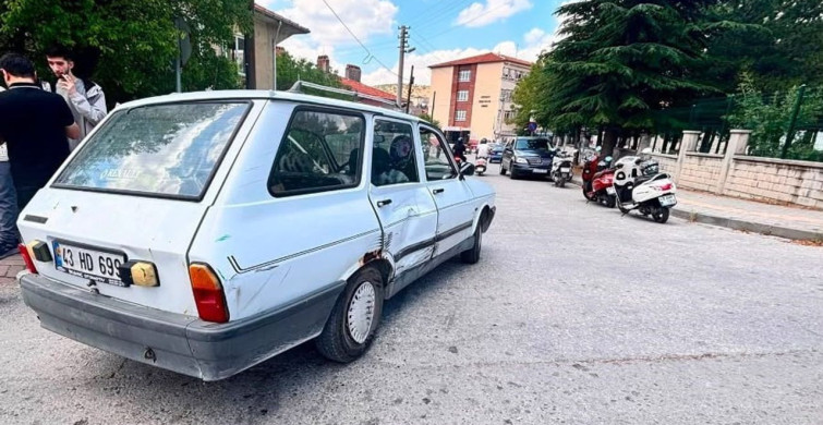 Tavşanlı’da otomobil ile motosiklet çarpıştı: 1 yaralı