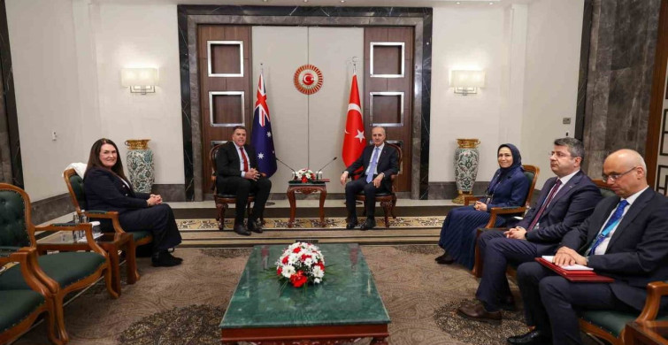 TBMM Başkanı Kurtulmuş, Avustralya Temsilciler Meclisi Başkanı ile Görüştü