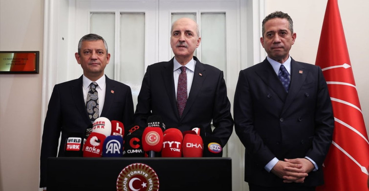 TBMM Başkanı Kurtulmuş, CHP Genel Başkanı Özel ile Görüştü