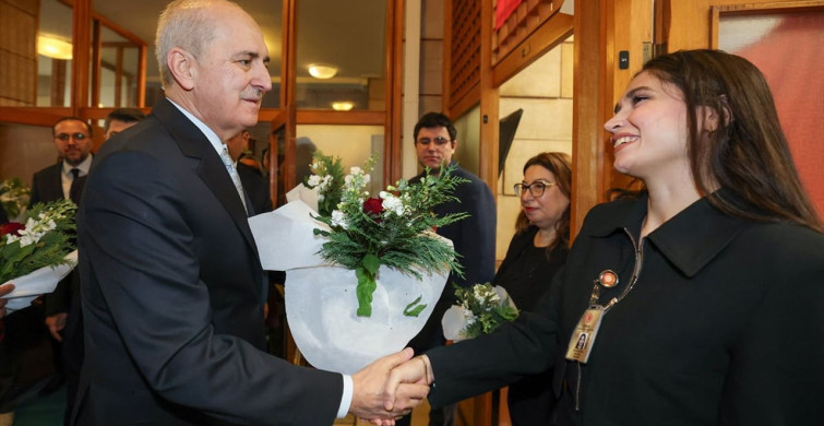 TBMM Başkanı Kurtulmuş, Gazetecileri Ziyaret Etti