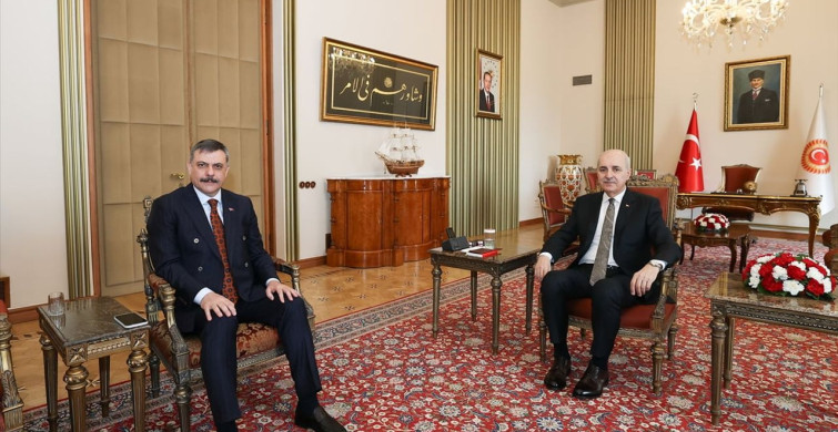 TBMM Başkanı Kurtulmuş, İçişleri Bakanı Çiftçi ile Görüştü