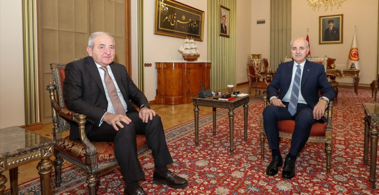 TBMM Başkanı Kurtulmuş, KEİPA Genel Sekreteri Hajiyev'i Ağırladı