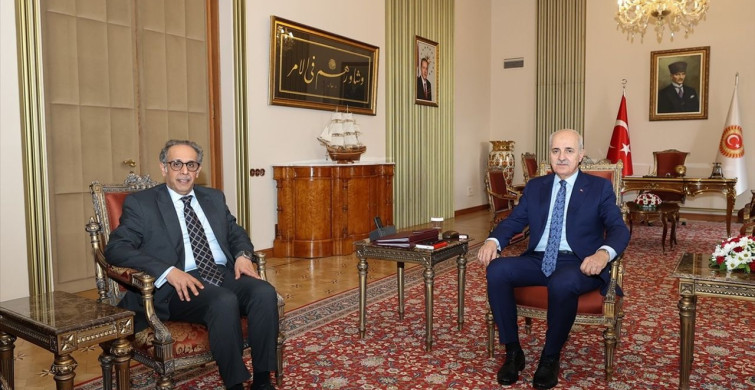 TBMM Başkanı Kurtulmuş, Kuveyt Büyükelçisi Al-Adwani'yi Ağırladı