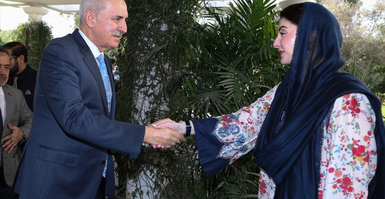 TBMM Başkanı Kurtulmuş, Pakistan'ın Pencap Eyaleti Başbakanı ile Görüştü