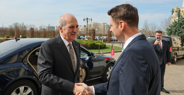 TBMM Başkanı Kurtulmuş, Romanya Senato Başkanı ile Görüştü