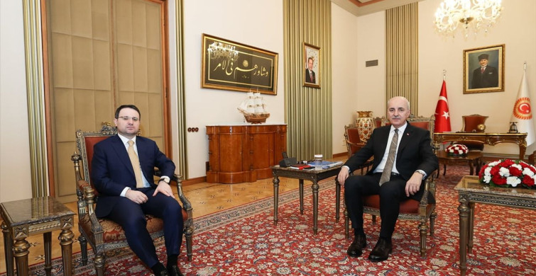 TBMM Başkanı Kurtulmuş ve Adalet Bakanı Gürlek'ten Önemli Görüşme