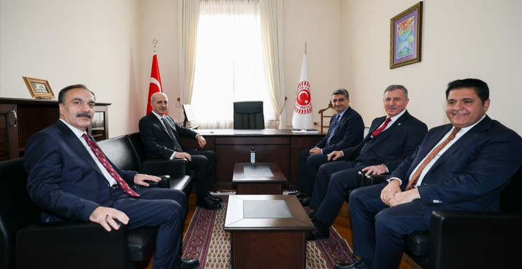 TBMM Başkanı Kurtulmuş'tan Yeni Yol Partisine Ziyaret