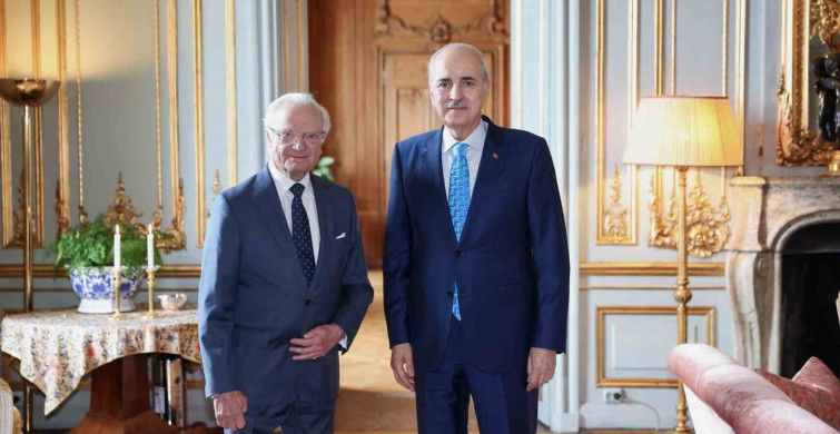 TBMM Başkanı Numan Kurtulmuş, İsveç Kralı'nı Ziyaret Etti