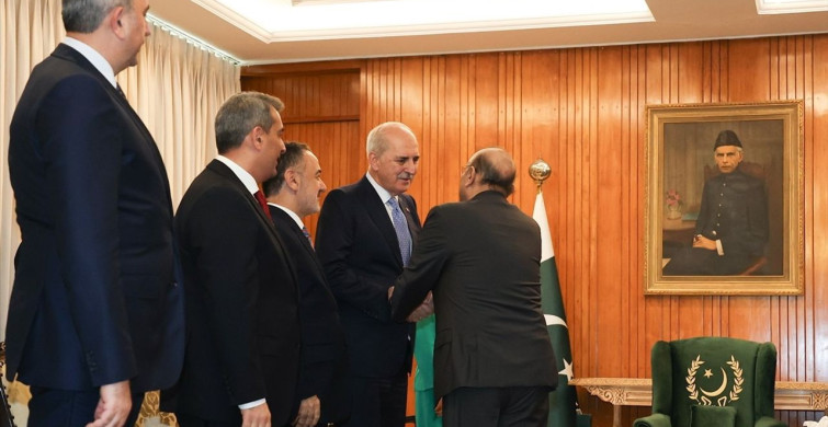 TBMM Başkanı Numan Kurtulmuş, Pakistan'da Cumhurbaşkanı Zerdari'yi Ziyaret Etti