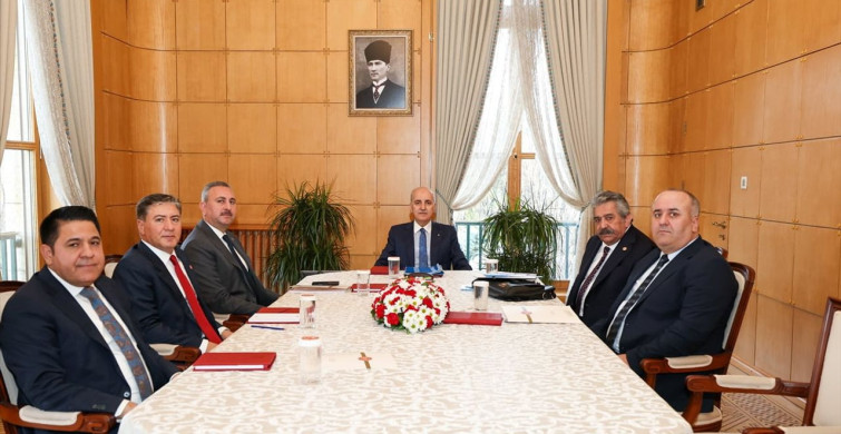 TBMM Başkanı Numan Kurtulmuş, Siyasi Partilerle Milli Dayanışma Toplantısı Düzenledi