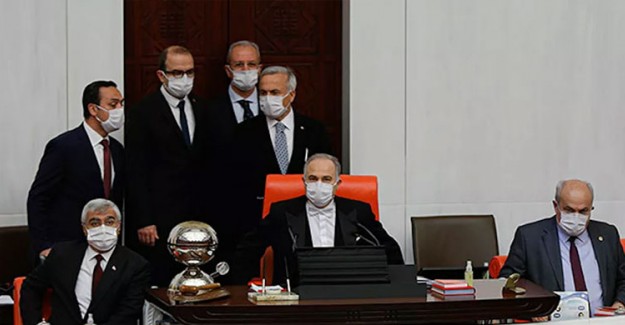 TBMM'de Maskeli Oturum