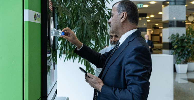 TBMM'de Sıfır Atık Projesi Kapsamında Depozito İade Makineleri Faaliyete Geçti