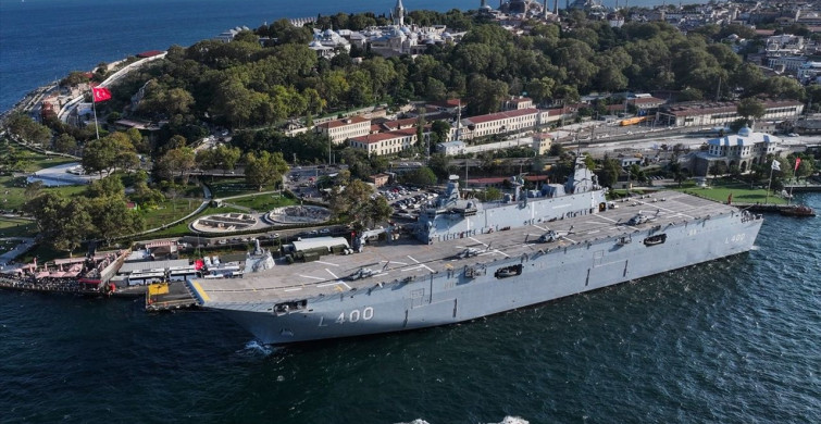 TCG Anadolu, Çanakkale'den İstanbul'a Başarılı Bir Zafer Yolculuğu Gerçekleştirdi