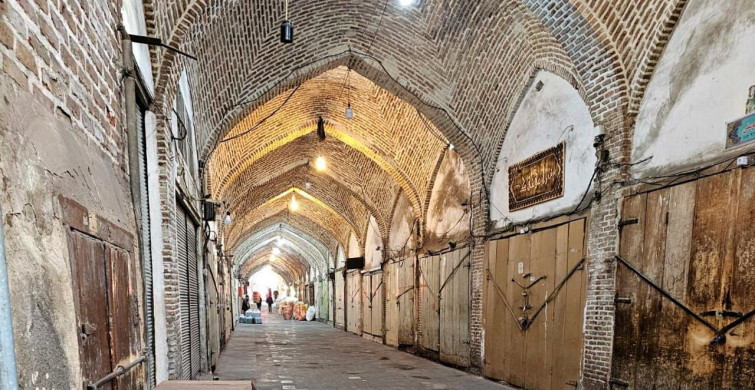 Tebriz'de Ekonomik Sorunlara Yönelik Gösteri