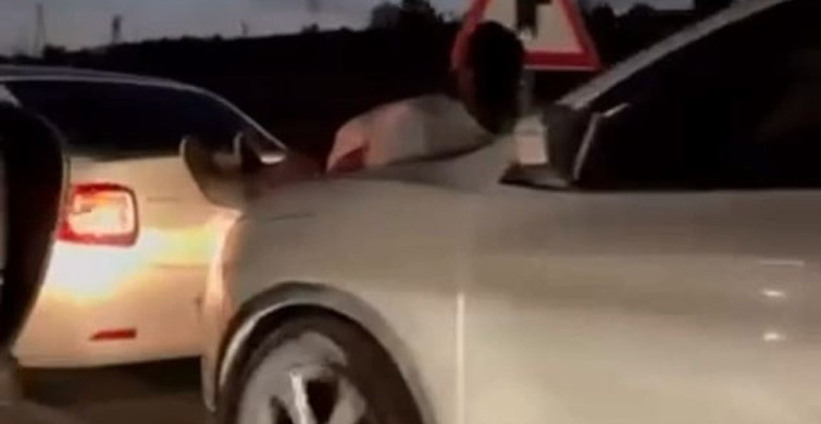 Tehlikeli Çekme Yöntemi: Aracın Arasına İnsan Koydular