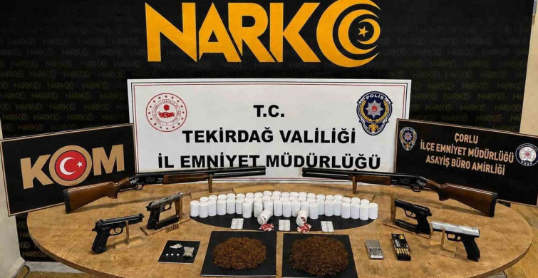 Tekirdağ'da 5 günde uyuşturucudan 13 tutuklama