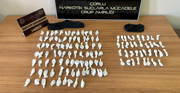 Tekirdağ’da Çoraplarına Uyuşturucu Gizleyen 3 Kişi Gözaltına Alındı