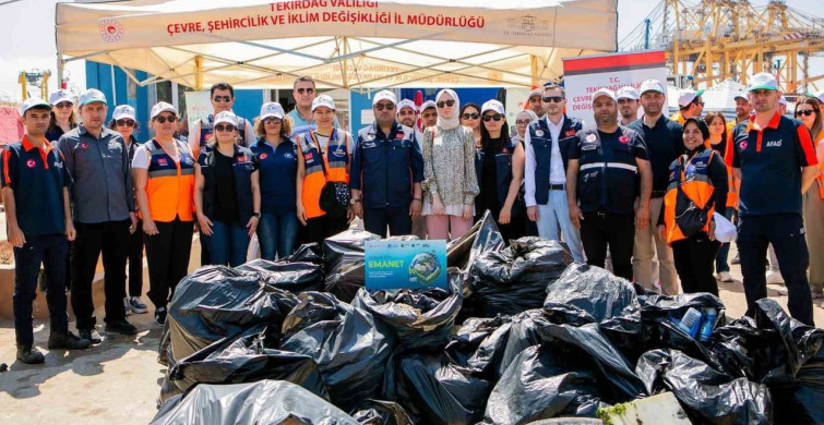 Tekirdağ'da Deniz Dibi Temizliği Etkinliği