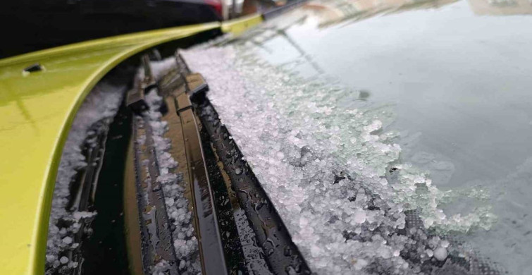 Tekirdağ’da Dolu Ve Yağmur Etkili Oldu