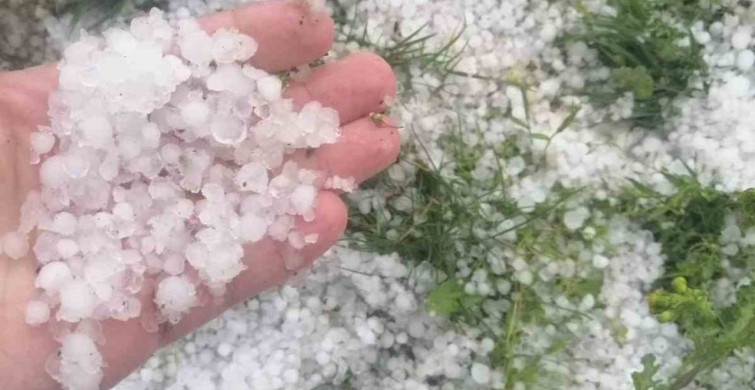 Tekirdağ'da Dolu Yağışı Tarım ve Vatandaşları Olumsuz Etkiledi