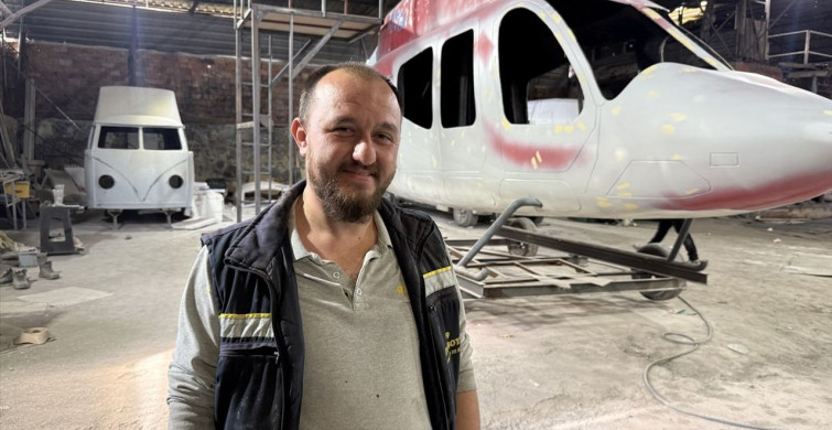 Tekirdağ'da Fiberglas Helikopter Maketi Üretimi Başlıyor Tekirdağ'da Fiberglas Helikopter Maketi Üretimi Başlıyor