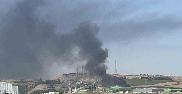 Tekirdağ’da geri dönüşüm tesisinde yangın pateri