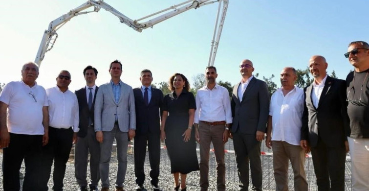 Tekirdağ'da mezarlık ve gasilhane ek hizmet binasının temeli atıldı