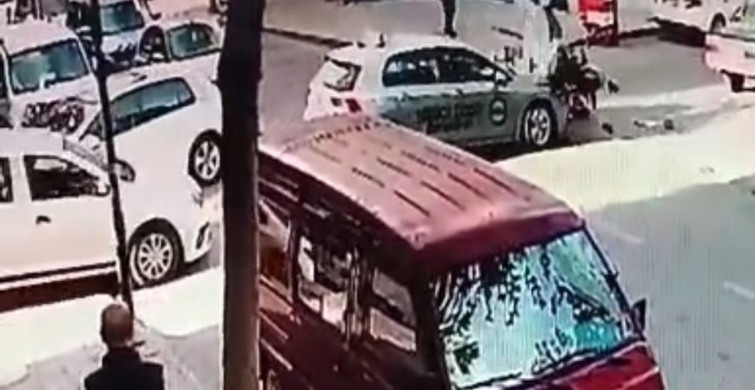 Tekirdağ'da Otomobil ve Motosiklet Çarpıştı