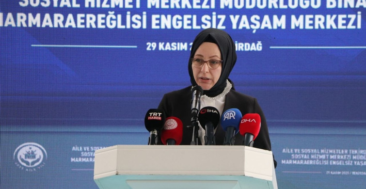 Tekirdağ'da Temel Atma Töreninde Sosyal Hizmetler Vurgusu