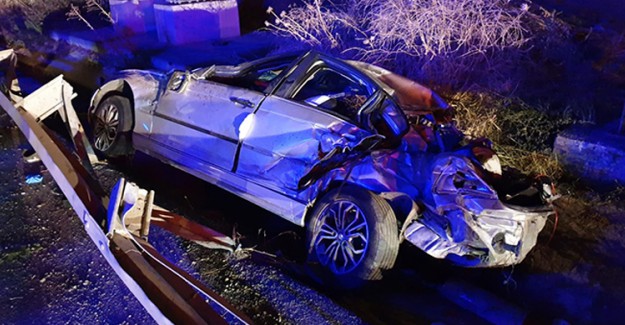 Tekirdağ'da Trafik Kazası, 1 Ölü, 2 Yaralı 