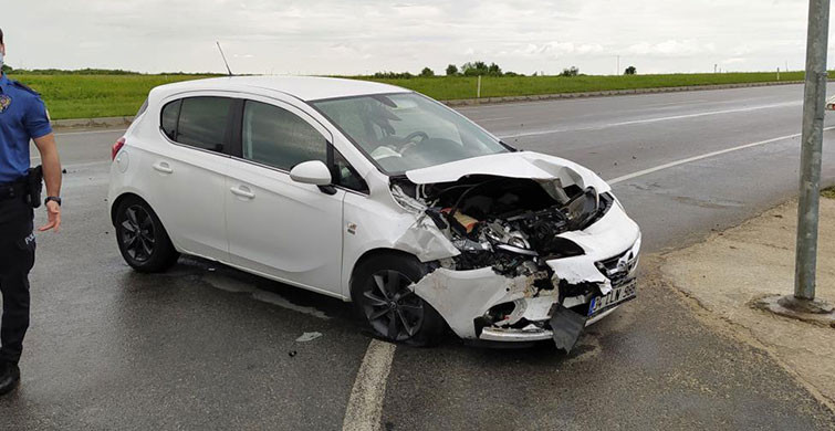 Tekirdağ’da Trafik Kazası: 2 Yaralı