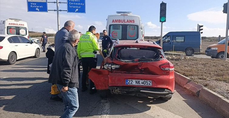 Tekirdağ'da Trafik Kazası: 3 Yaralı