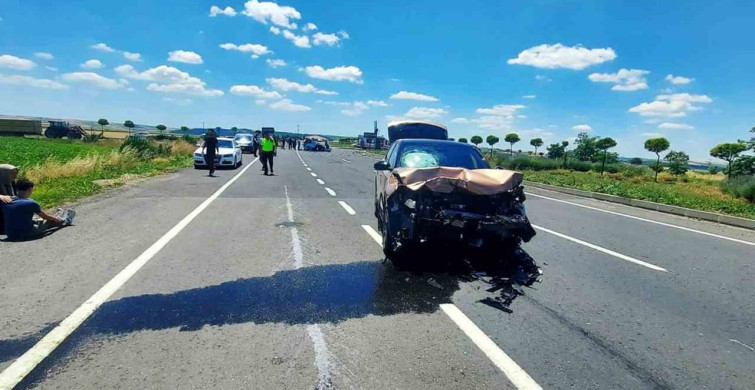 Tekirdağ'da trafik kazası: 3 yaralı