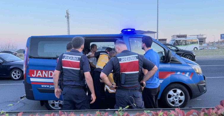 Tekirdağ’da trafik kazasında 2 kişi yaralandı, sürücü baygınlık geçirdi