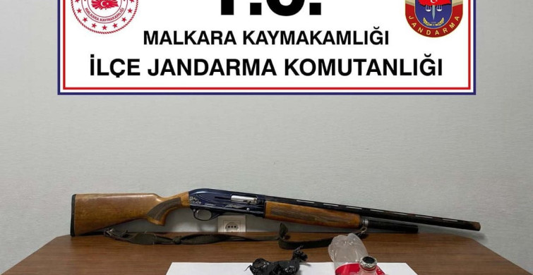 Tekirdağ'da Uyuşturucu ve Ruhsatsız Av Tüfeği Ele Geçirildi