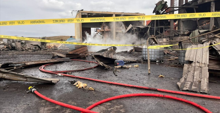 Tekirdağ'da Yağ Fabrikasında Trajik Patlama