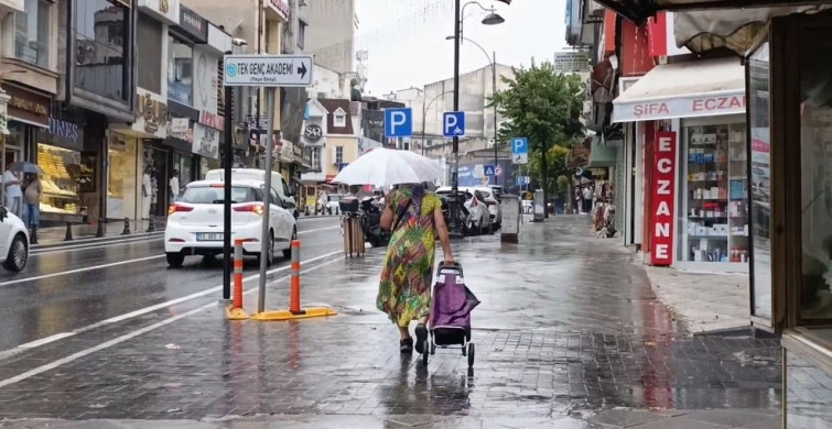 Tekirdağ'da yağışlar etkili oldu
