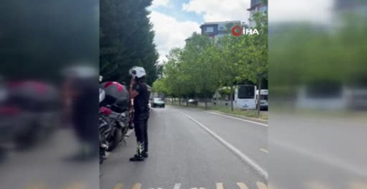 Tekirdağ'da yetersiz ehliyetten ceza alan motosikletlinin ehliyeti iptal edildi
