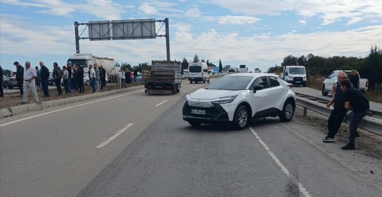 Tekirdağ'da Zincirleme Trafik Kazası: 3 Yaralı