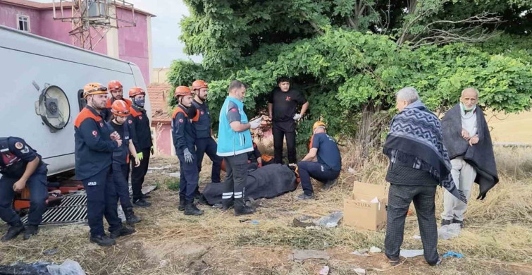 Tekirdağ’dan Kayseri istikametine giden otobüs kaza yaptı, 41 yaralı