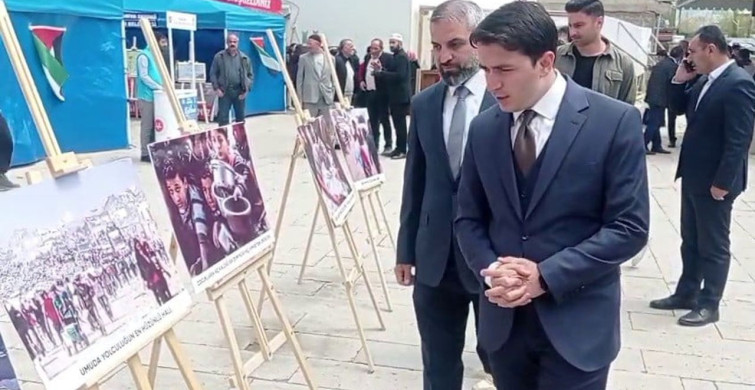 Tekman'da Gazze İçin Hayır Çarşısı Düzenlendi