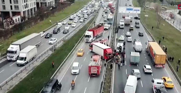 TEM Bağlantı Yolunda Feci Kaza!
