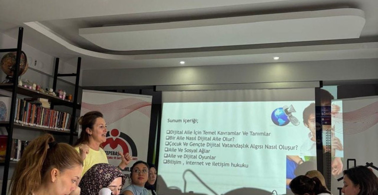 Tepebaşı ADEM kursiyerlerine dijital aile ve bağımlılıkla mücadele eğitimi verildi