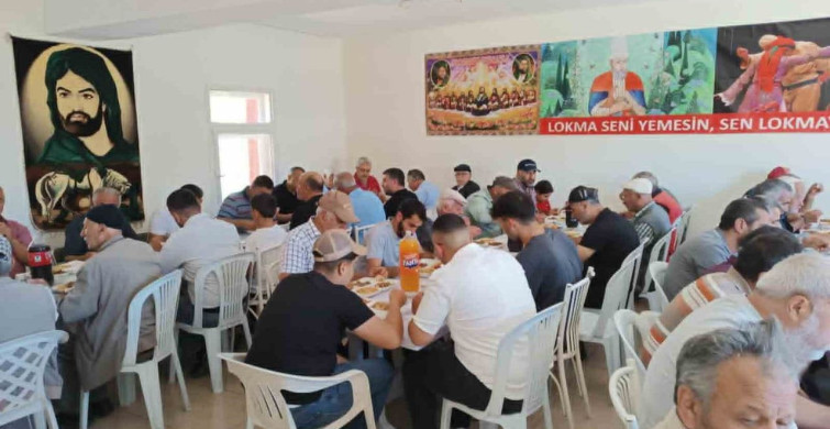 Tercan'da aşure lokması programı düzenlendi